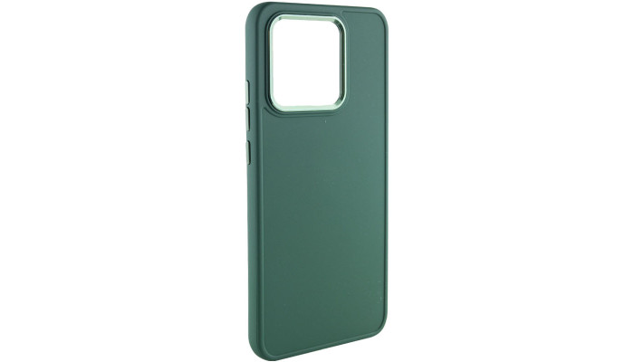 TPU чохол Bonbon Metal Style для Xiaomi Redmi 10C Зелений / Pine green - фото