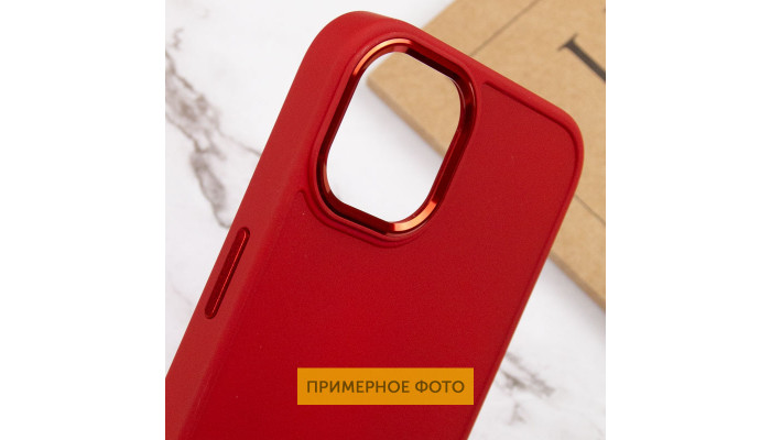 TPU чехол Bonbon Metal Style для Xiaomi Redmi 10C Красный / Red - фото