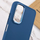 TPU чохол Bonbon Metal Style для Samsung Galaxy A23 4G Синій / Denim Blue - фото
