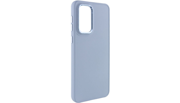 TPU чохол Bonbon Metal Style для Samsung Galaxy A33 5G Блакитний / Mist blue - фото