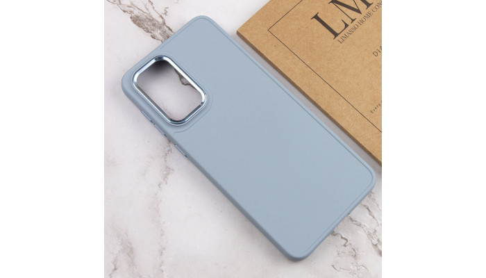 TPU чехол Bonbon Metal Style для Samsung Galaxy A33 5G Голубой / Mist blue - фото