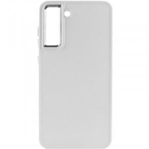 TPU чехол Bonbon Metal Style для Samsung Galaxy S23 Белый / White