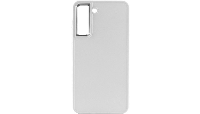 TPU чехол Bonbon Metal Style для Samsung Galaxy S23 Белый / White - фото