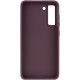 TPU чехол Bonbon Metal Style для Samsung Galaxy S23 Бордовый / Plum - фото
