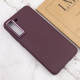 TPU чехол Bonbon Metal Style для Samsung Galaxy S23 Бордовый / Plum - фото