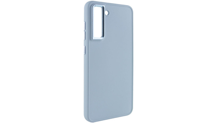 TPU чехол Bonbon Metal Style для Samsung Galaxy S23 Голубой / Mist blue - фото