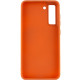TPU чохол Bonbon Metal Style для Samsung Galaxy S23 Помаранчевий / Papaya - фото