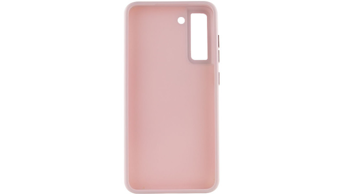 TPU чехол Bonbon Metal Style для Samsung Galaxy S23 Розовый / Light pink - фото