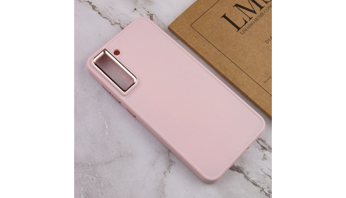 TPU чохол Bonbon Metal Style для Samsung Galaxy S23 Рожевий / Light pink - фото