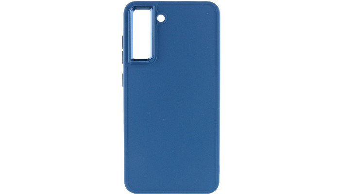 TPU чехол Bonbon Metal Style для Samsung Galaxy S23 Синий / Denim Blue - фото