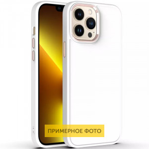 TPU чехол Bonbon Metal Style для Samsung Galaxy S23 Ultra Белый / White