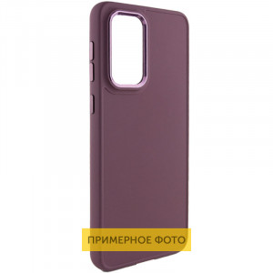 TPU чехол Bonbon Metal Style для Samsung Galaxy S23 Ultra Бордовый / Plum