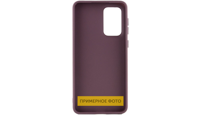 TPU чохол Bonbon Metal Style для Samsung Galaxy S23 Ultra Бордовий / Plum - фото