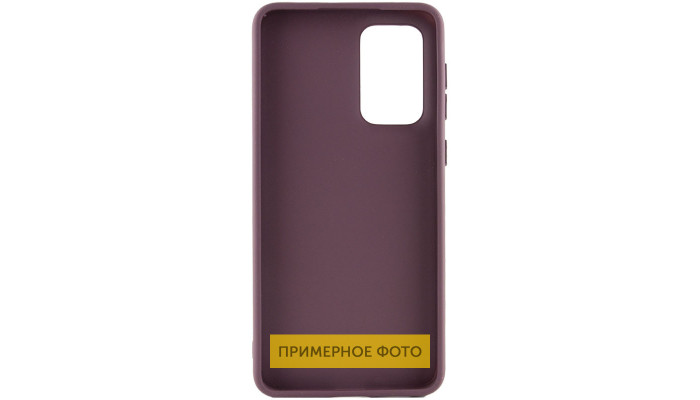 TPU чехол Bonbon Metal Style для Samsung Galaxy S23 Ultra Бордовый / Plum - фото