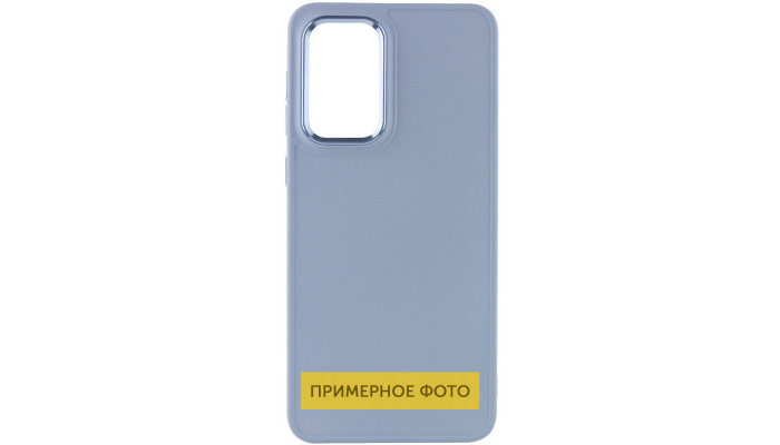 TPU чохол Bonbon Metal Style для Samsung Galaxy S23 Ultra Блакитний / Mist blue - фото