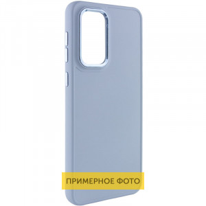 TPU чехол Bonbon Metal Style для Samsung Galaxy S23 Ultra Голубой / Mist blue