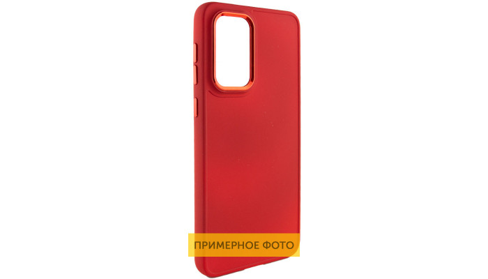 TPU чехол Bonbon Metal Style для Samsung Galaxy S23 Ultra Красный / Red - фото