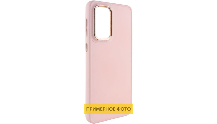 TPU чохол Bonbon Metal Style для Samsung Galaxy S23 Ultra Рожевий / Light pink - фото