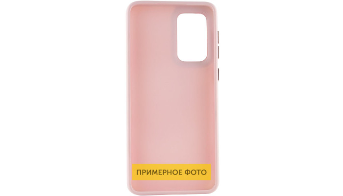 TPU чохол Bonbon Metal Style для Samsung Galaxy S23 Ultra Рожевий / Light pink - фото