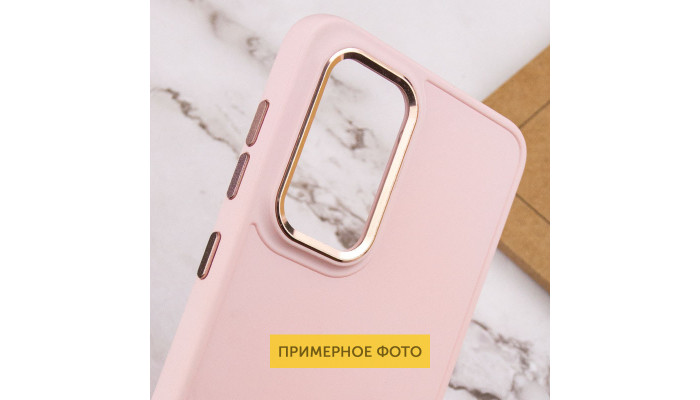 TPU чехол Bonbon Metal Style для Samsung Galaxy S23 Ultra Розовый / Light pink - фото