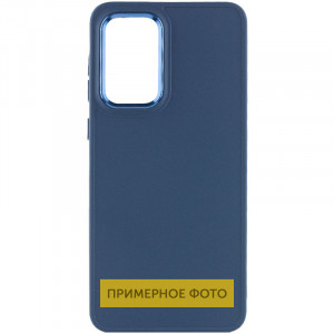 TPU чехол Bonbon Metal Style для Samsung Galaxy S23 Ultra Синий / Cosmos blue