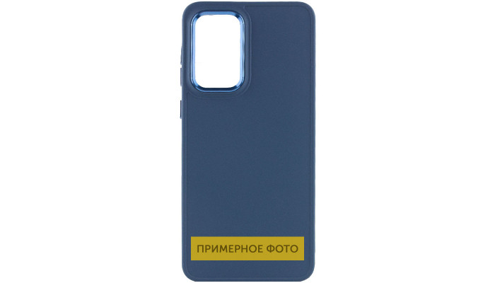 TPU чехол Bonbon Metal Style для Samsung Galaxy S23 Ultra Синий / Cosmos blue - фото