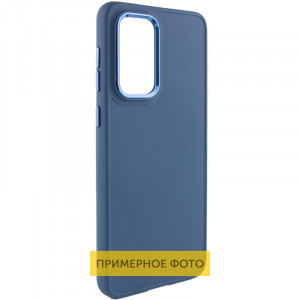 TPU чехол Bonbon Metal Style для Samsung Galaxy S23 Ultra Синий / Cosmos blue