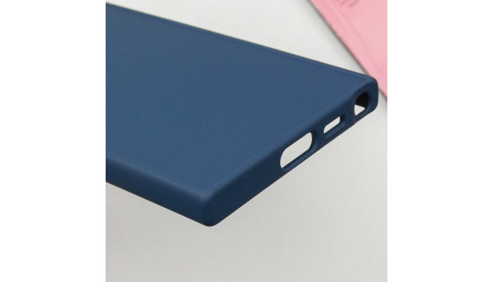 TPU чохол Bonbon Metal Style для Samsung Galaxy S23 Ultra Синій / Cosmos blue - фото