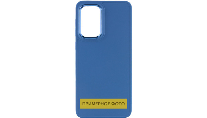 TPU чехол Bonbon Metal Style для Samsung Galaxy S23 Ultra Синий / Denim Blue - фото