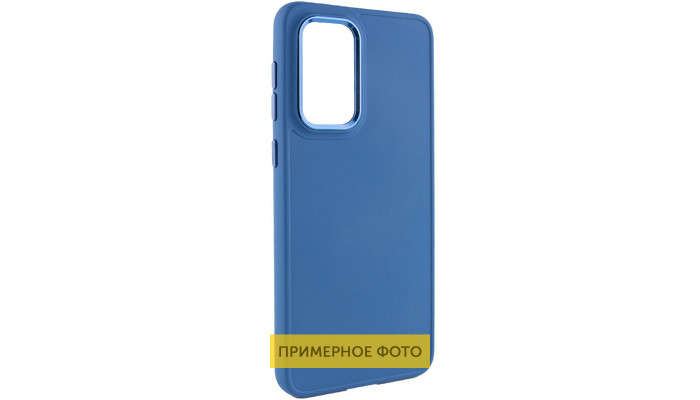 TPU чехол Bonbon Metal Style для Samsung Galaxy S23 Ultra Синий / Denim Blue - фото