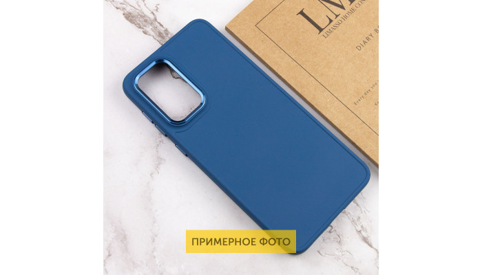 TPU чехол Bonbon Metal Style для Samsung Galaxy S23 Ultra Синий / Denim Blue - фото