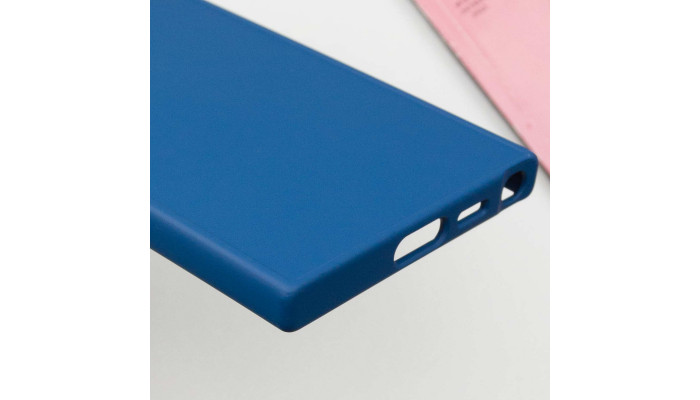 TPU чехол Bonbon Metal Style для Samsung Galaxy S23 Ultra Синий / Denim Blue - фото