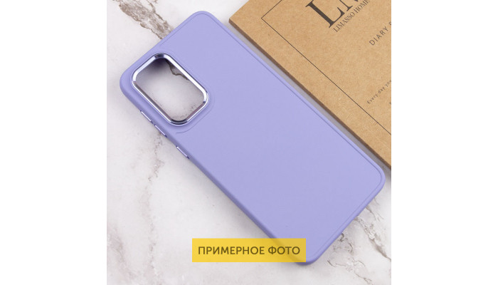 TPU чехол Bonbon Metal Style для Samsung Galaxy S23 Ultra Сиреневый / Dasheen - фото