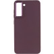 TPU чохол Bonbon Metal Style для Samsung Galaxy S23+ Бордовий / Plum - фото