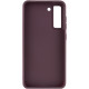 TPU чохол Bonbon Metal Style для Samsung Galaxy S23+ Бордовий / Plum - фото