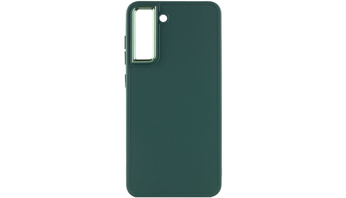 TPU чехол Bonbon Metal Style для Samsung Galaxy S23+ Зеленый / Pine green - фото