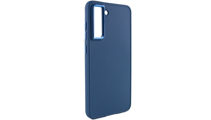 TPU чехол Bonbon Metal Style для Samsung Galaxy S23+ Синий / Cosmos blue - фото