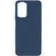 TPU чохол Bonbon Metal Style для Samsung Galaxy A34 5G Синій / Cosmos blue - фото