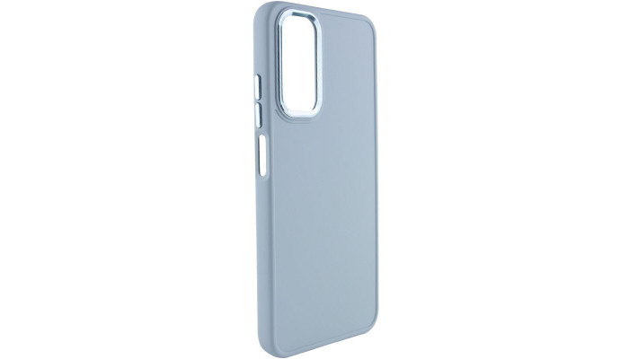 TPU чохол Bonbon Metal Style для Samsung Galaxy A14 4G/5G Блакитний / Mist blue - фото