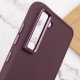 TPU чохол Bonbon Metal Style для Samsung Galaxy S24 Бордовий / Plum - фото