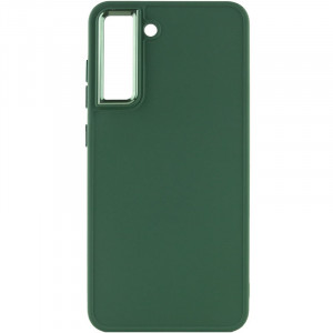 TPU чехол Bonbon Metal Style для Samsung Galaxy S24 Зеленый / Army green