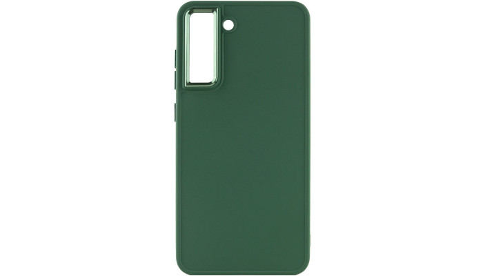 TPU чохол Bonbon Metal Style для Samsung Galaxy S24 Зелений / Army green - фото