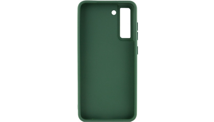 TPU чехол Bonbon Metal Style для Samsung Galaxy S24 Зеленый / Army green - фото