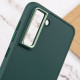 TPU чехол Bonbon Metal Style для Samsung Galaxy S24 Зеленый / Pine green - фото