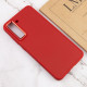 TPU чехол Bonbon Metal Style для Samsung Galaxy S24 Красный / Red - фото