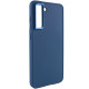 TPU чехол Bonbon Metal Style для Samsung Galaxy S24 Синий / Cosmos blue - фото