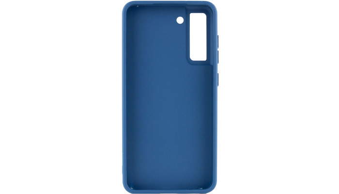 TPU чехол Bonbon Metal Style для Samsung Galaxy S24 Синий / Denim Blue - фото