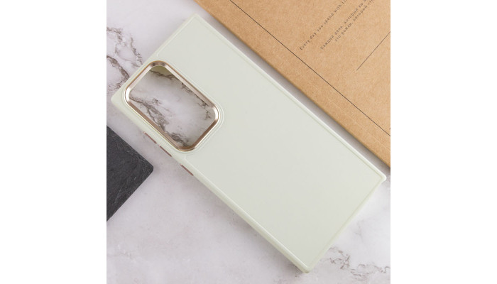 TPU чехол Bonbon Metal Style для Samsung Galaxy S24 Ultra Белый / White - фото