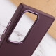 TPU чехол Bonbon Metal Style для Samsung Galaxy S24 Ultra Бордовый / Plum - фото