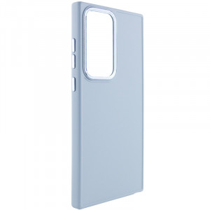 TPU чехол Bonbon Metal Style для Samsung Galaxy S24 Ultra Голубой / Mist blue